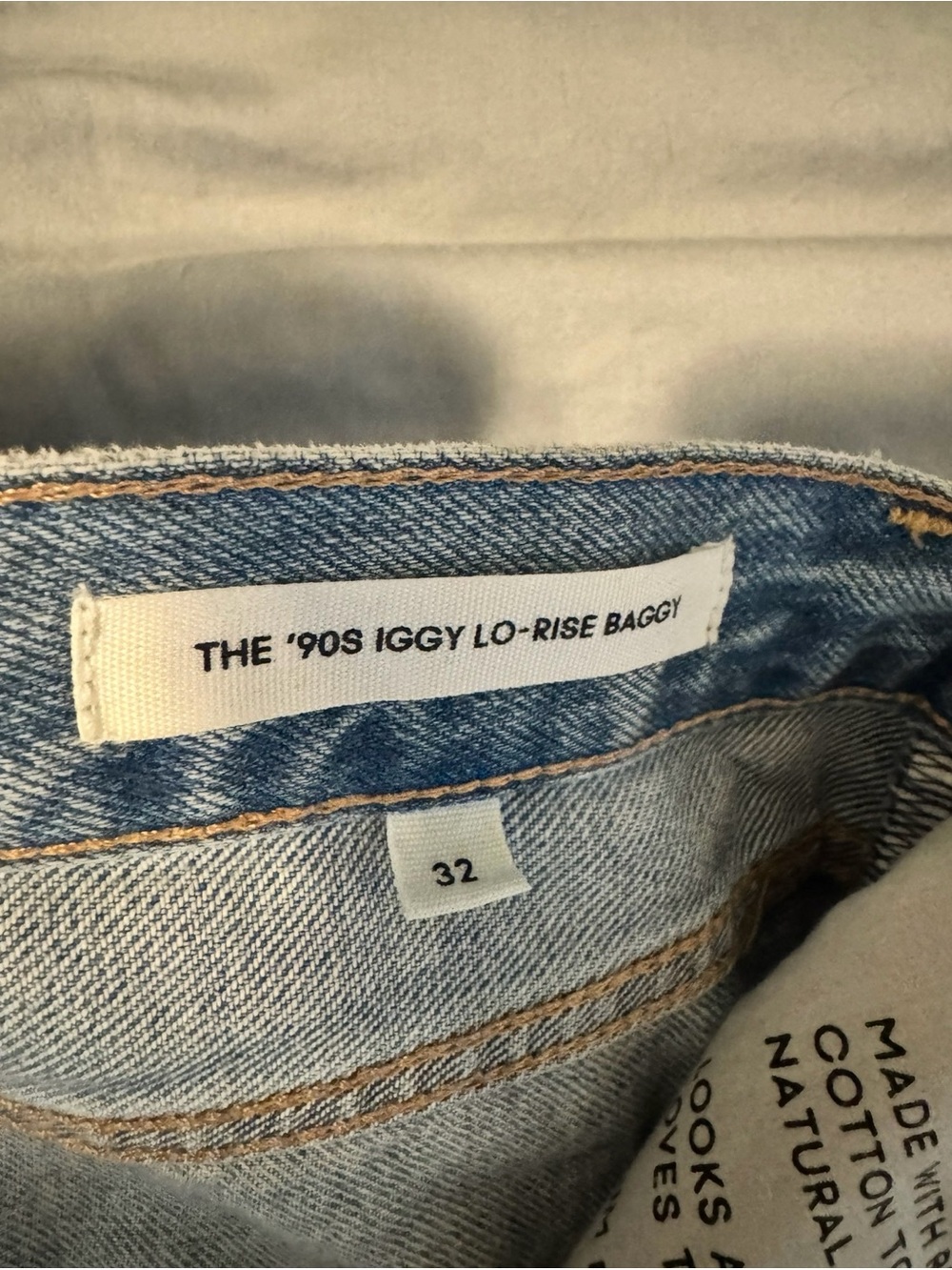 Denim Forum The '90s Iggy Lo-Rise Baggy Jeans - Light Blue